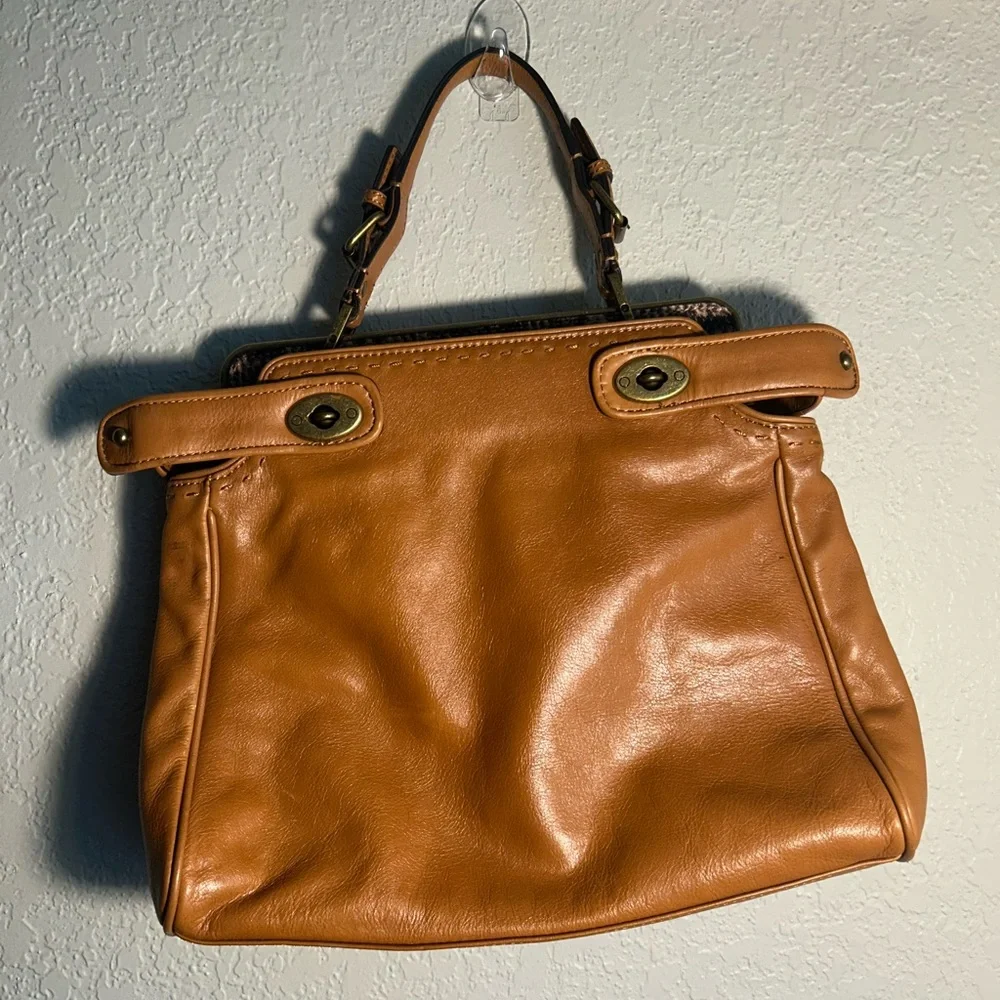 Talbots Tan Genuine Leather Shoulder Bag 💼